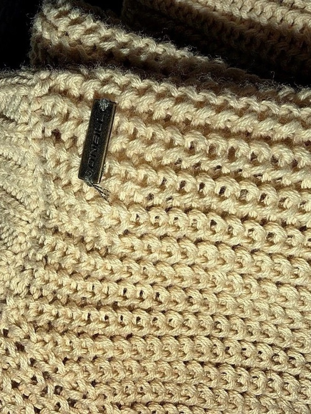 O'Neill Knit Button-Front Cardigan in Brown Size Medium - Picture 4 of 4